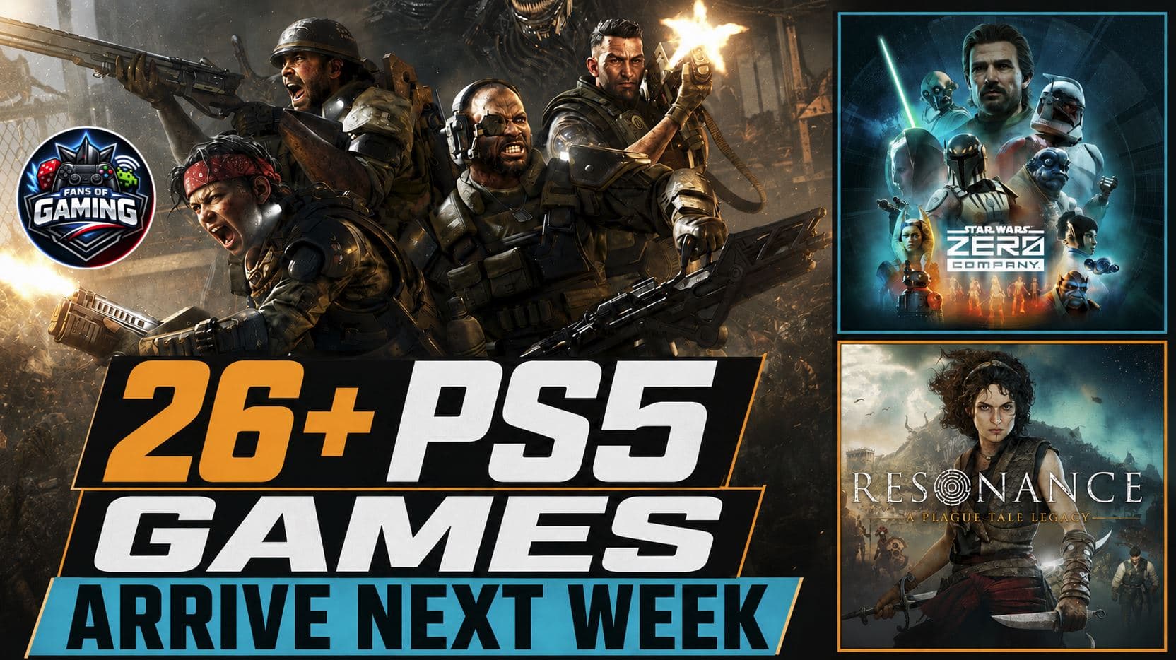 PlayStation lineup features major August releases including Star Wars Zero Company and Plague Tale Legacy