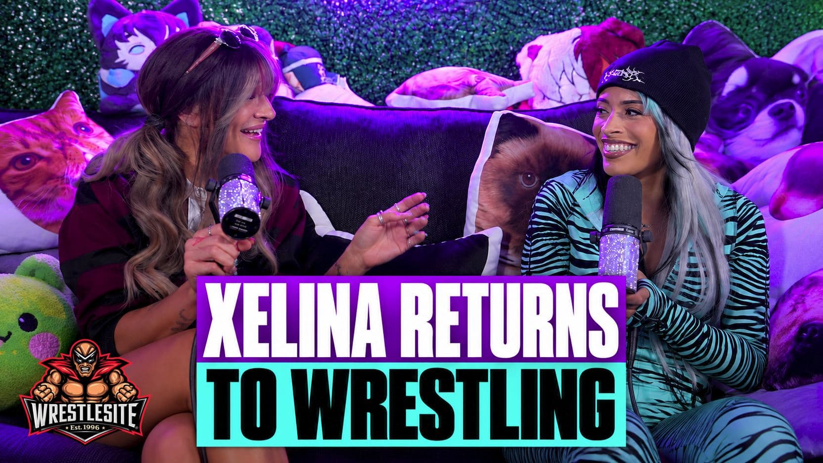 Xelina discusses her wrestling return, new entrance music, and upcoming match during a candid interview