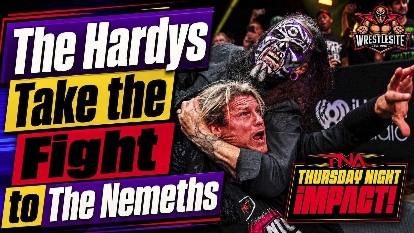 Matt Hardy delivers the Twist of Fate to Ryan Nemeth during their match on TNA iMPACT