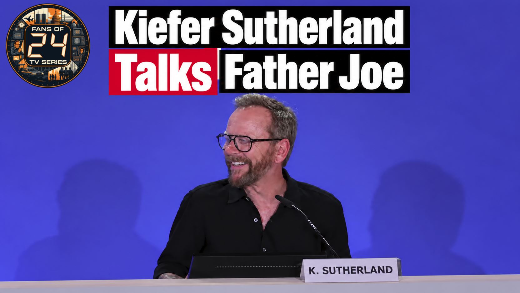 Kiefer Sutherland and Luc Besson discuss their new action crime movie Father Joe at the Venice Film Festival