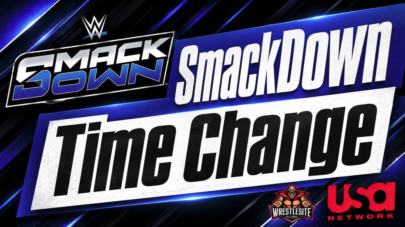 WWE SmackDown stage shown as the blue brand prepares to end its three-hour television format
