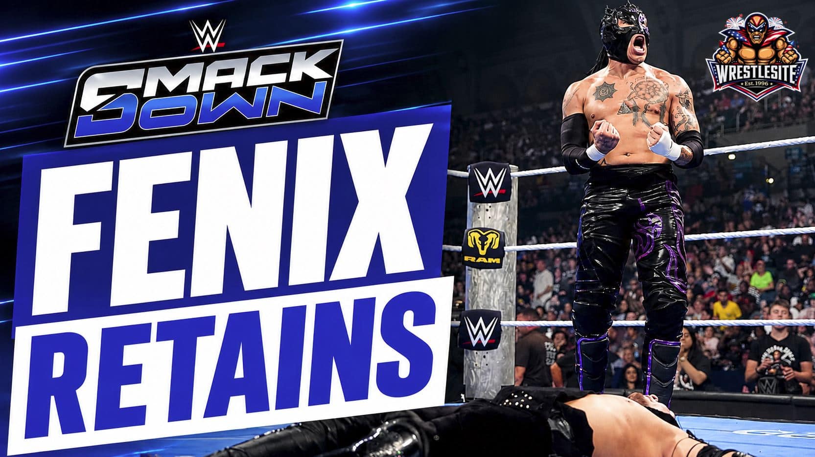 Rey Fenix defends AAA Cruiserweight Championship against El Hijo del Vikingo on WWE SmackDown broadcast