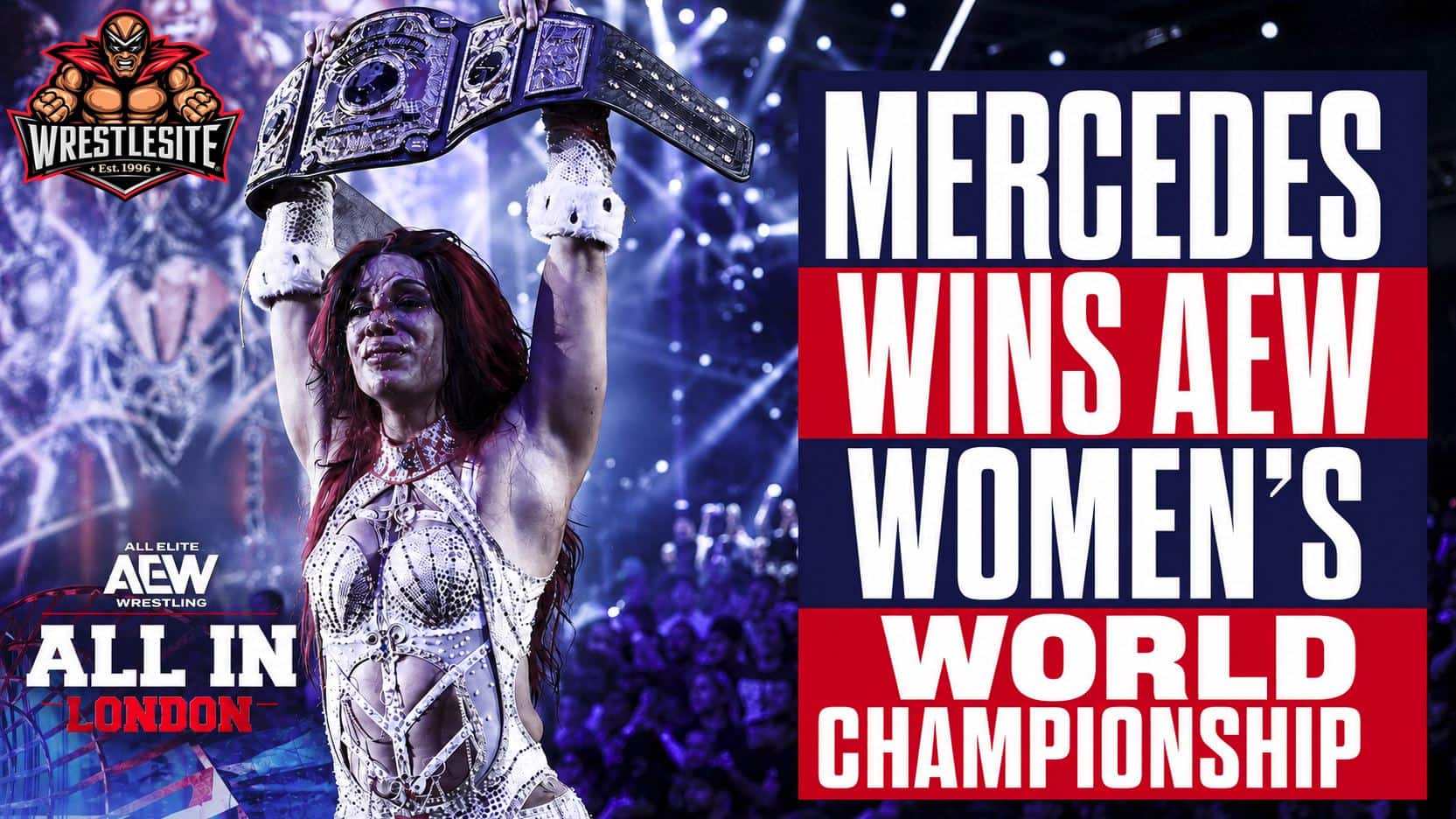 Mercedes Moné defeats Willow Nightingale by referee stoppage after broken nose at AEW All In