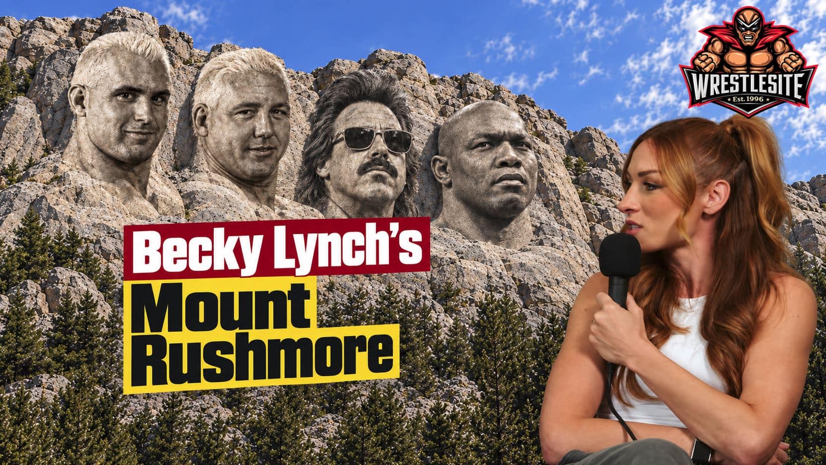 Becky Lynch names The Bodydonnas Jimmy Hart and Shelton Benjamin for her personal wrestling Mount Rushmore