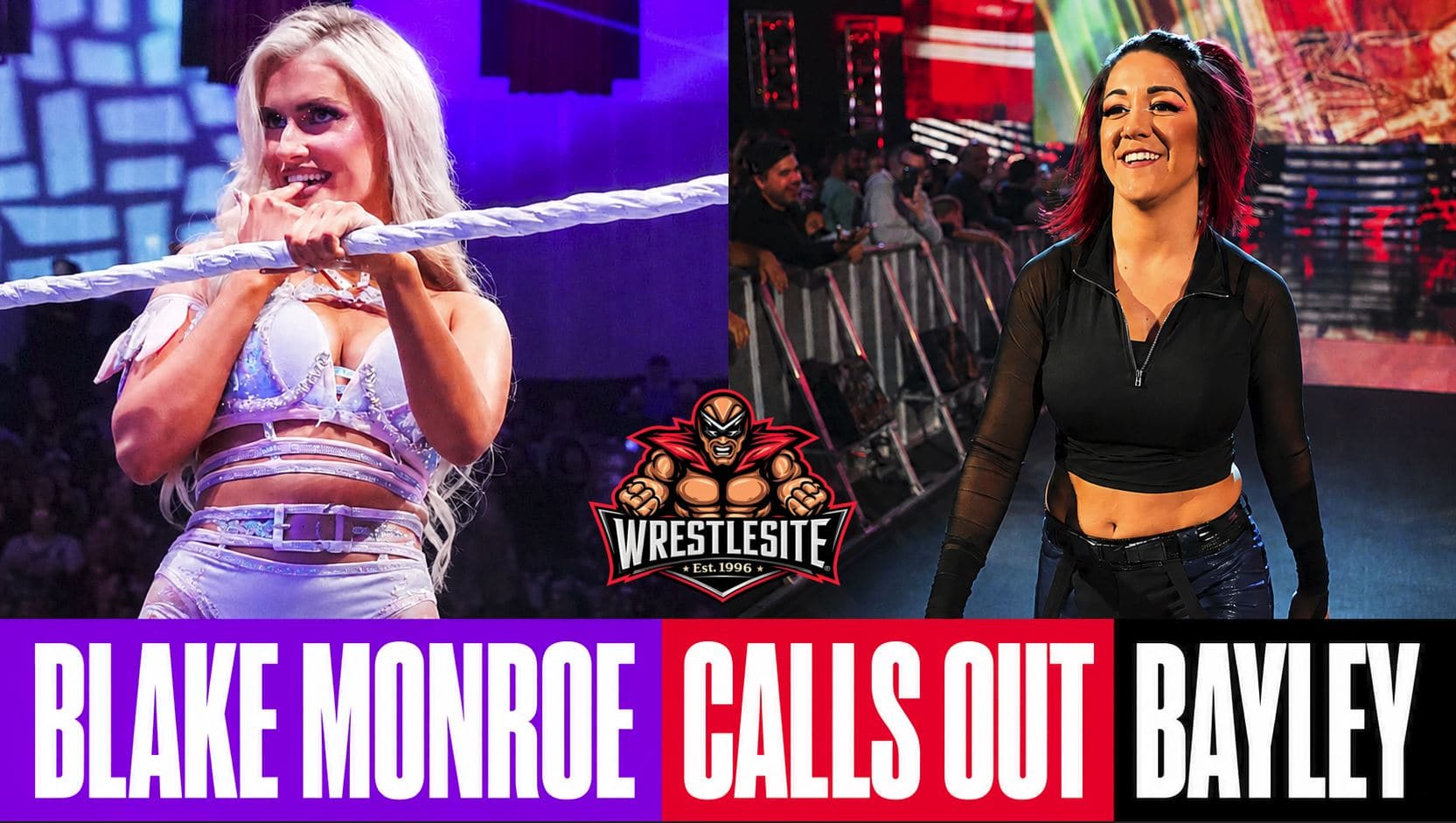 Blake Monroe challenges Bayley online and tells her to appear on WWE SmackDown this Friday