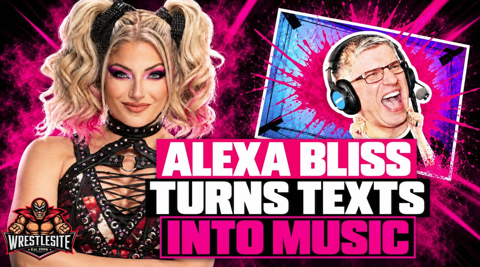 Alexa Bliss explains how Ryan Cabrera transformed her humorous text messages into her debut song
