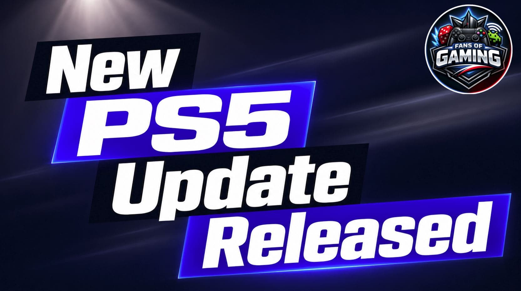 PlayStation 5 console displays system software update 26.05-13.60.00 with interface usability improvements