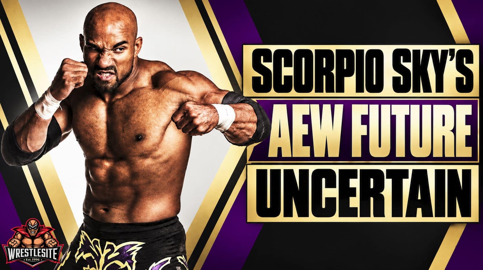 Scorpio Sky competes under the AEW umbrella, while his reported contract expiration raises questions about renewal