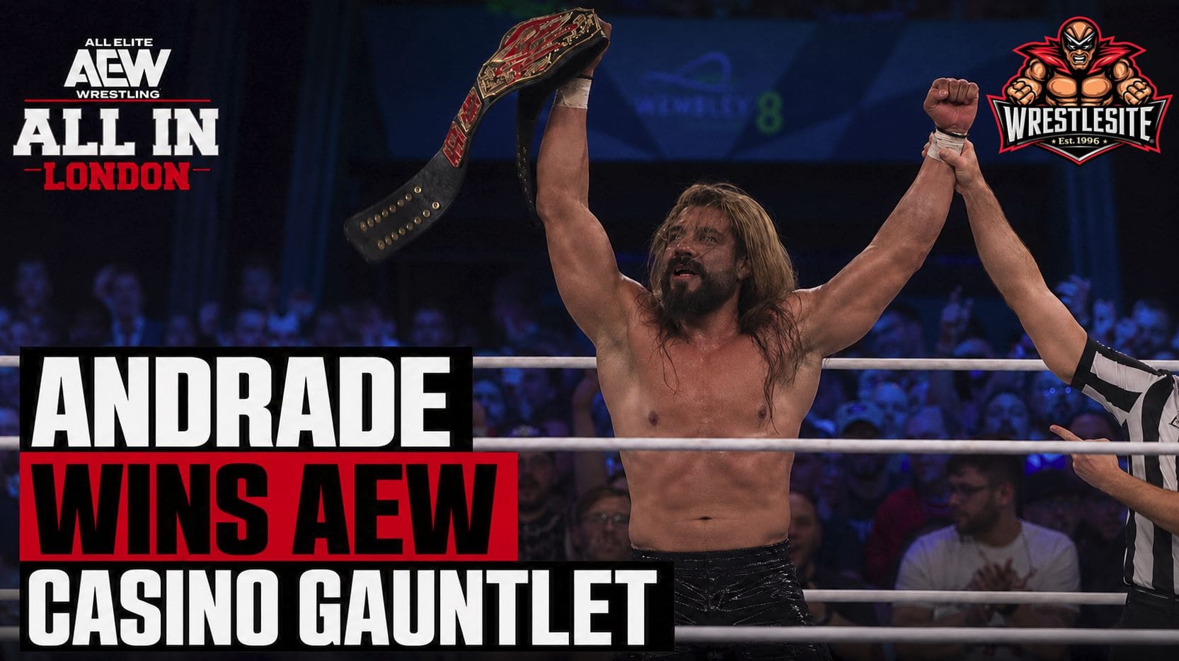 Andrade wins Casino Gauntlet at AEW All In and earns future World Championship opportunity