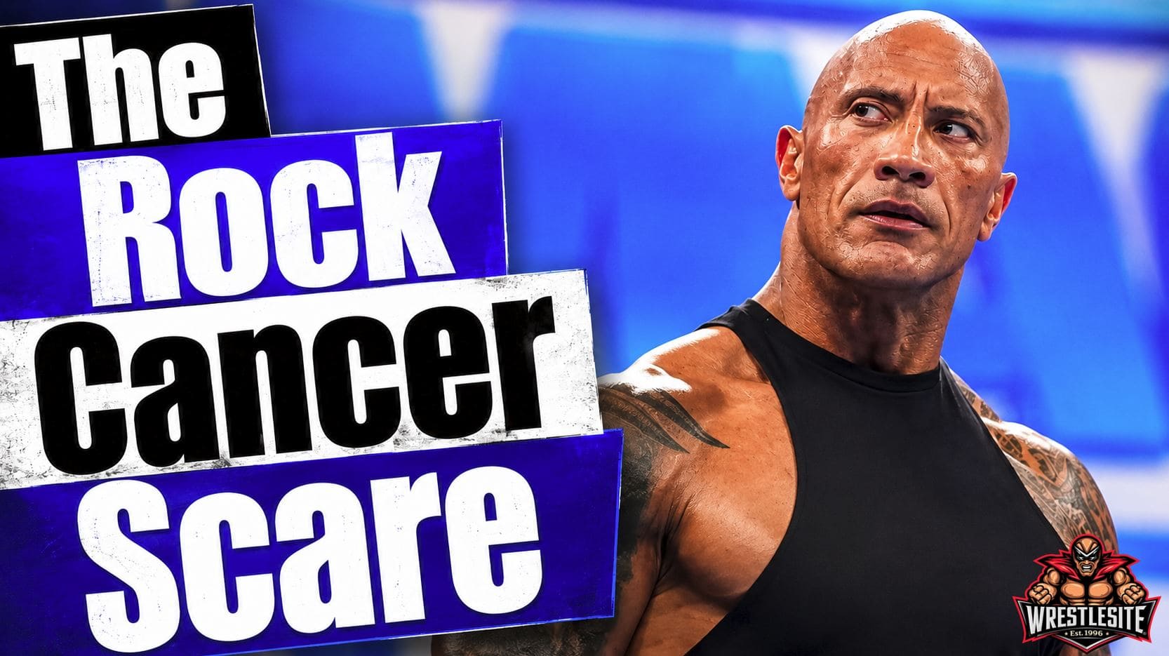 Dwayne Johnson discusses a testicular cancer scare after finding a painful lump before the Jumanji press event