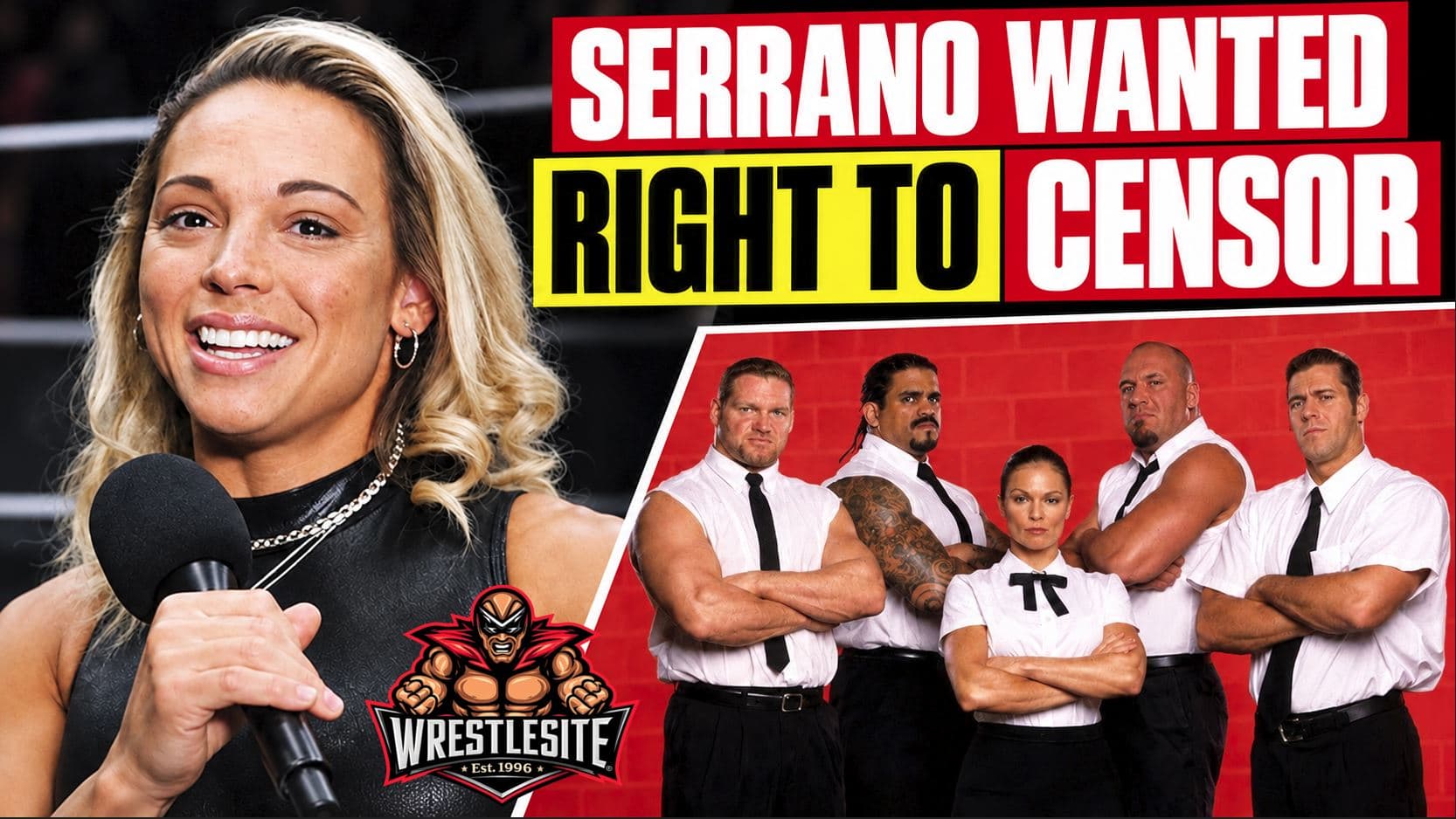 Zoey Serrano discussing her proposed Right to Censor WWE character with Liv Morgan during interview