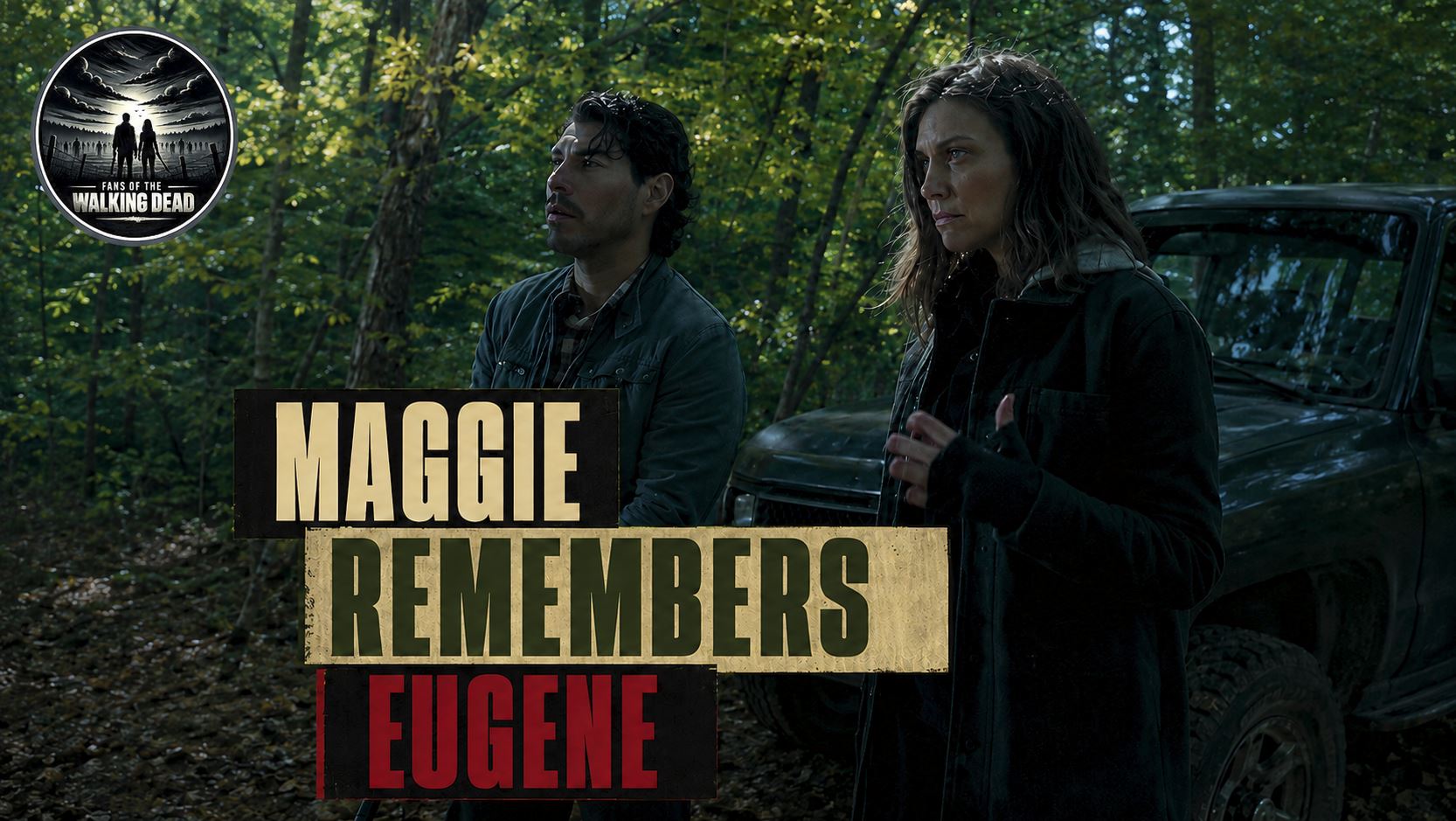 Maggie talks with Luis about Eugene while discussing trust during The Walking Dead Dead City
