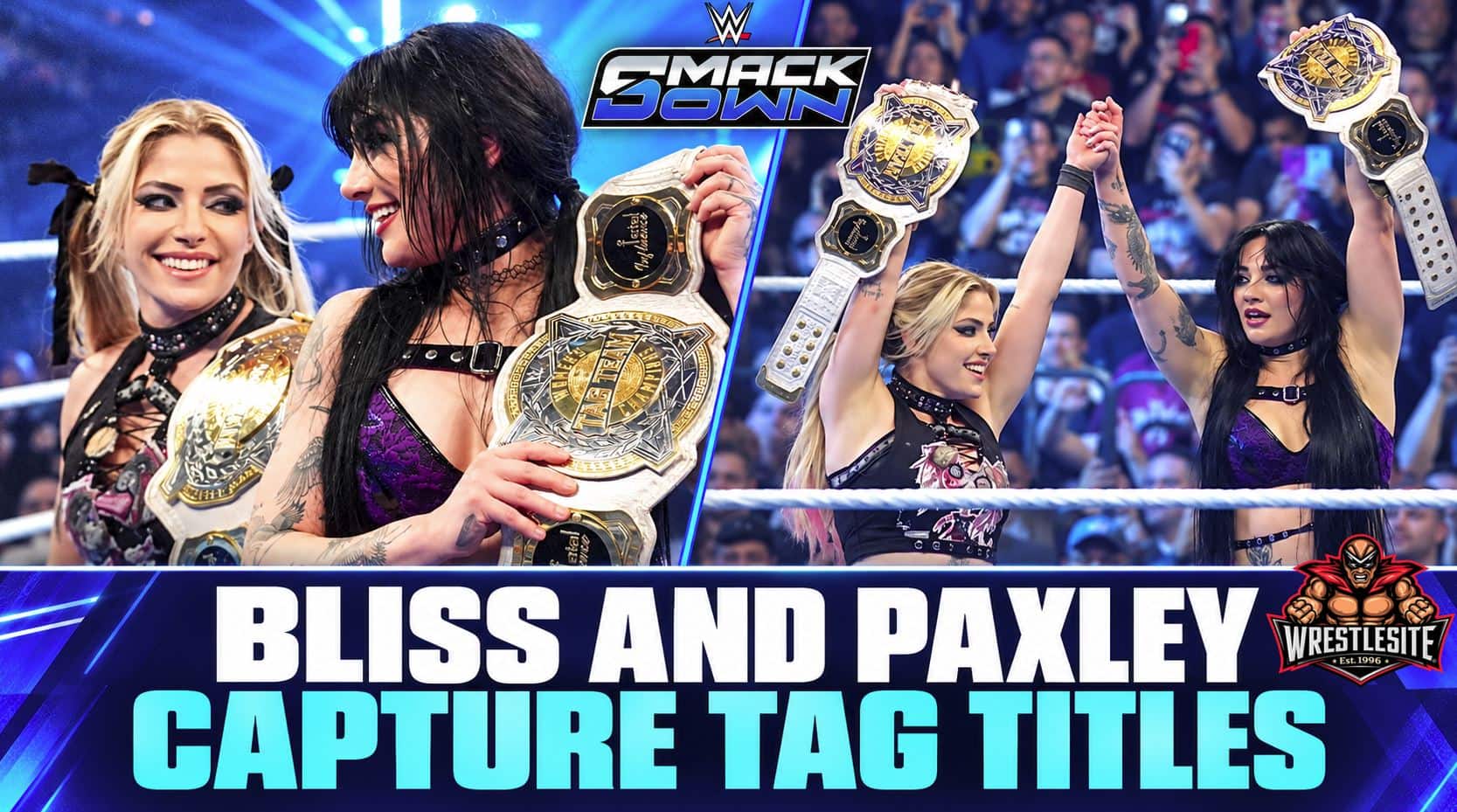 Alexa Bliss and Tatum Paxley capture WWE Women’s Tag Team Championship on October 9 SmackDown