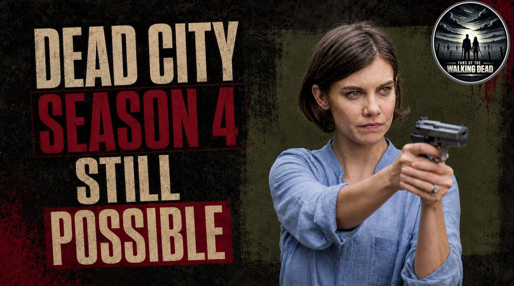 Lauren Cohan as Maggie alongside Jeffrey Dean Morgan as Negan in The Walking Dead: Dead City season 3