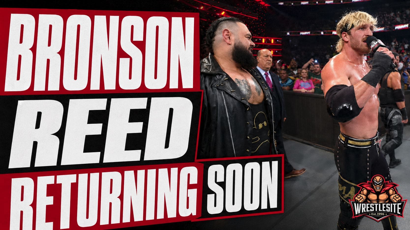 Logan Paul discusses Bronson Reed returning soon to reunite The Vision during a WWE interview