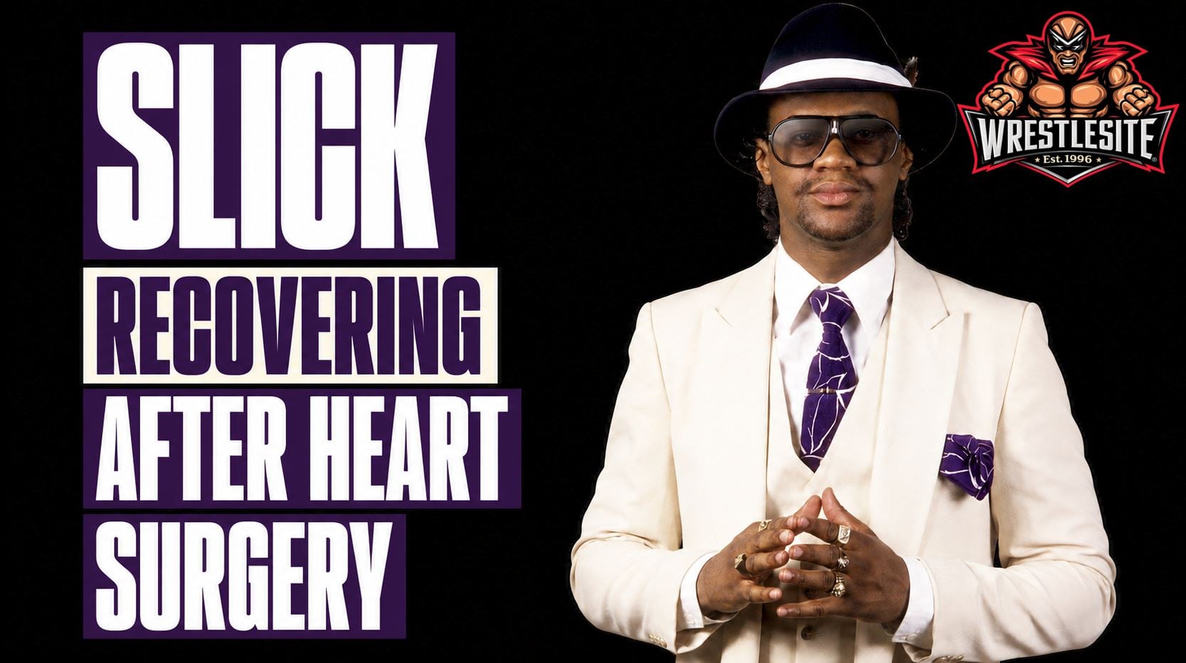 Former WWE manager Slick recovers in intensive care after suffering heart attack and undergoing open-heart surgery