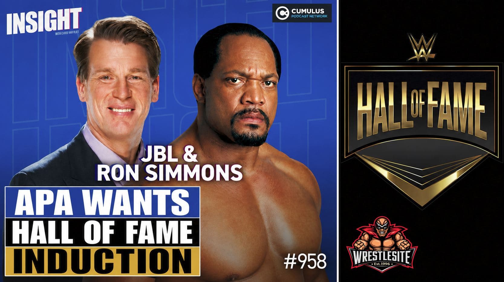 JBL and Ron Simmons discuss an APA WWE Hall of Fame induction and their famous backstage table