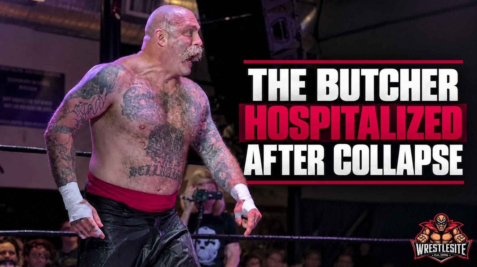 Andy Williams received CPR after collapsing following an Enjoy Wrestling match before being transported to hospital