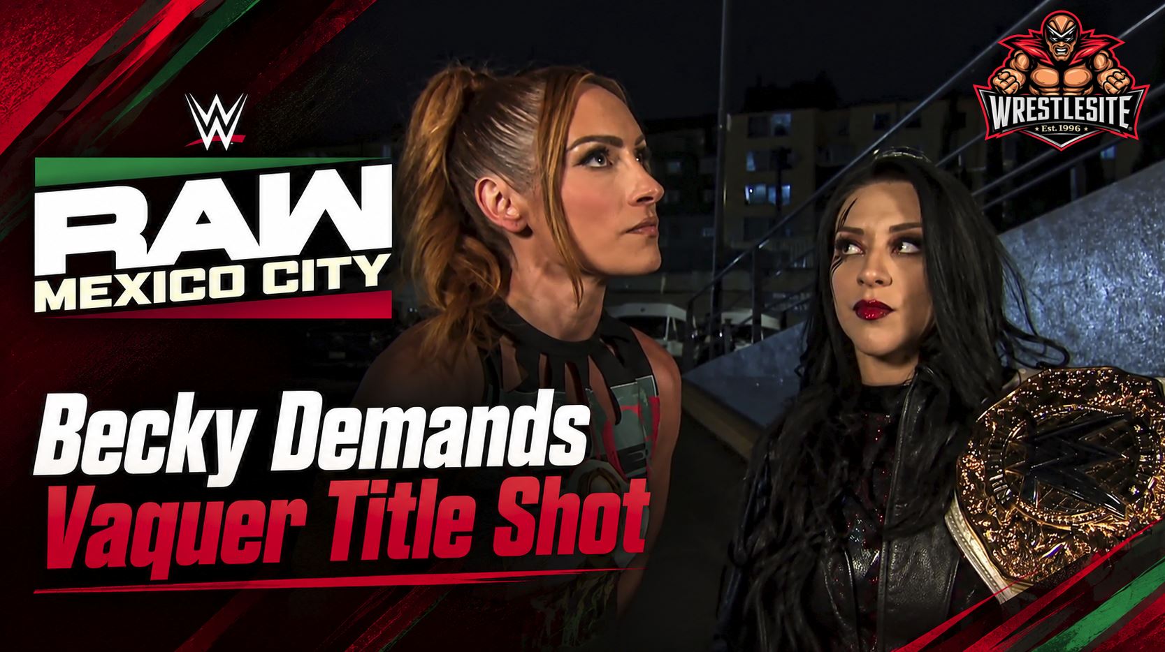 Becky Lynch tells Stephanie Vaquer she deserves the first title match on WWE RAW