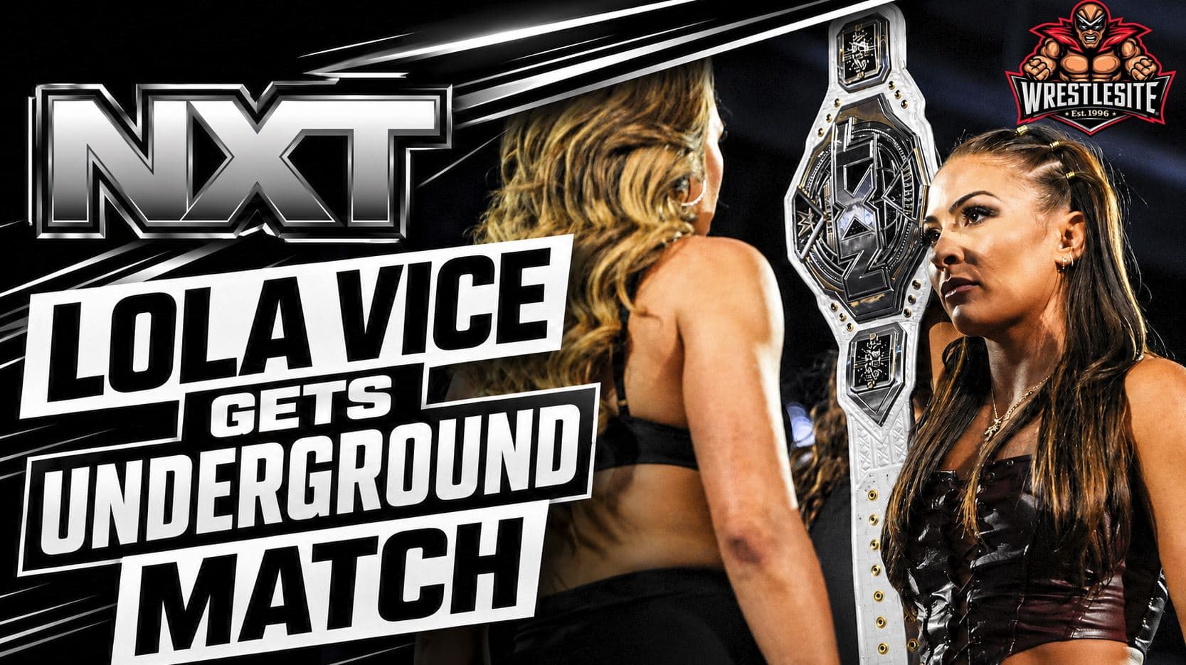 Lola Vice confronts Kendal Grey before their WWE NXT Women’s Championship Underground Match
