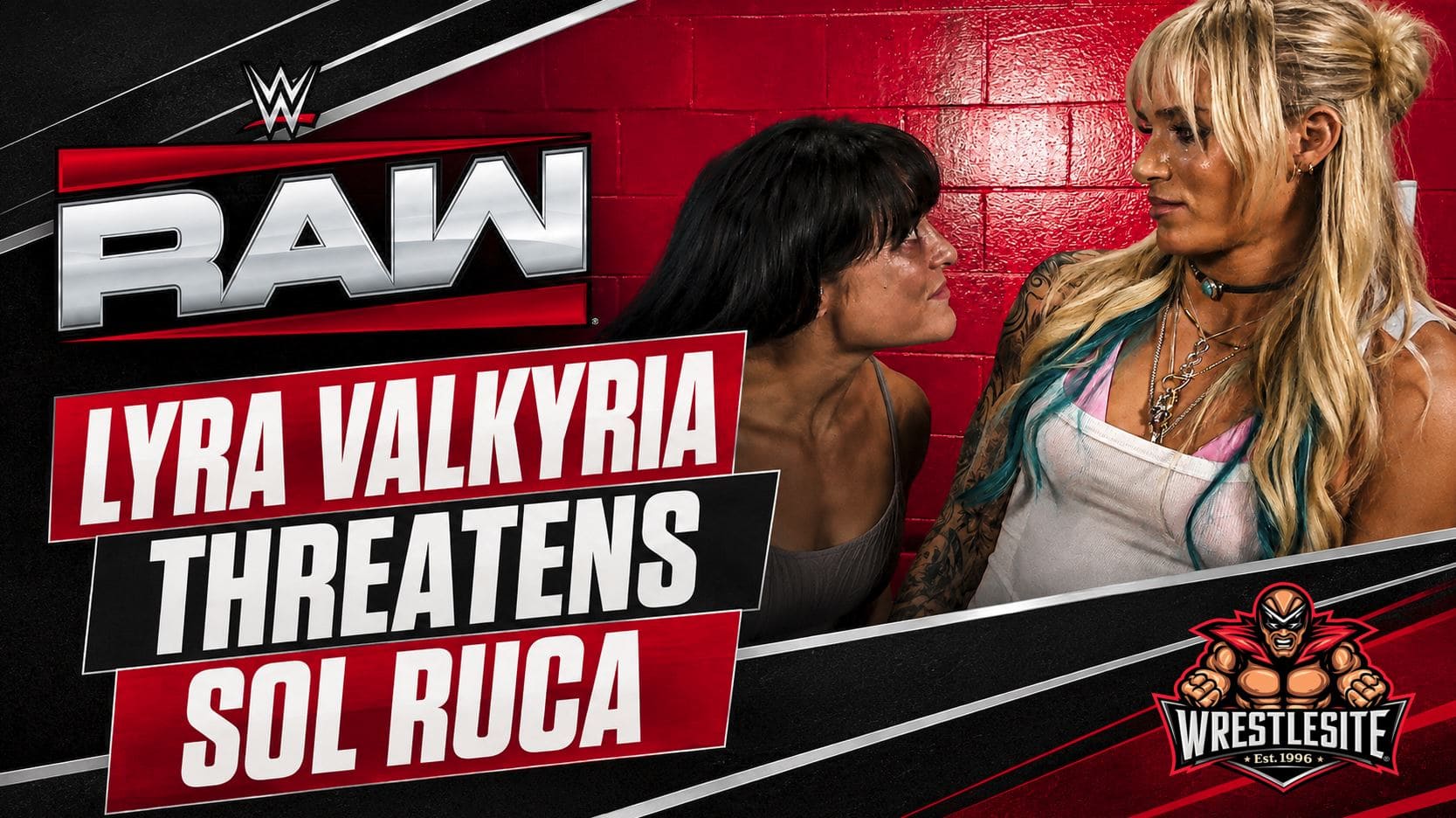 Lyra Valkyria confronts Sol Ruca backstage after asking for her championship opportunity on WWE Raw