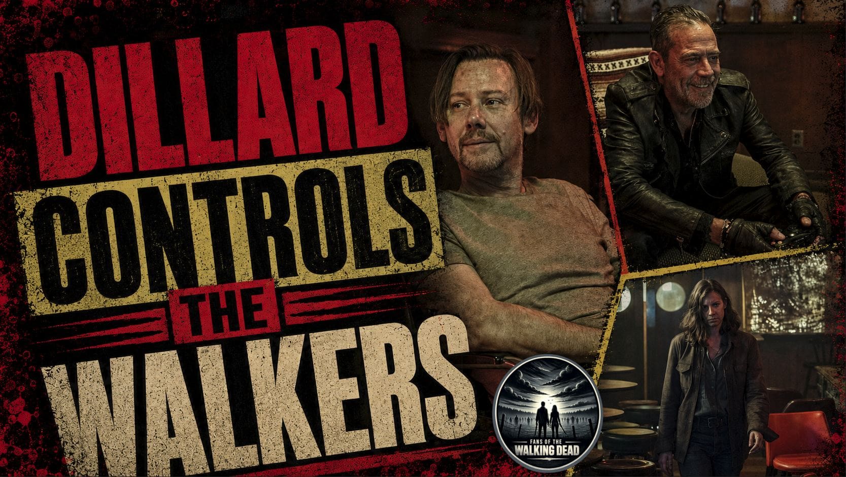 Dillard demonstrates his unusual ability to control walkers while Negan watches in The Walking Dead: Dead City