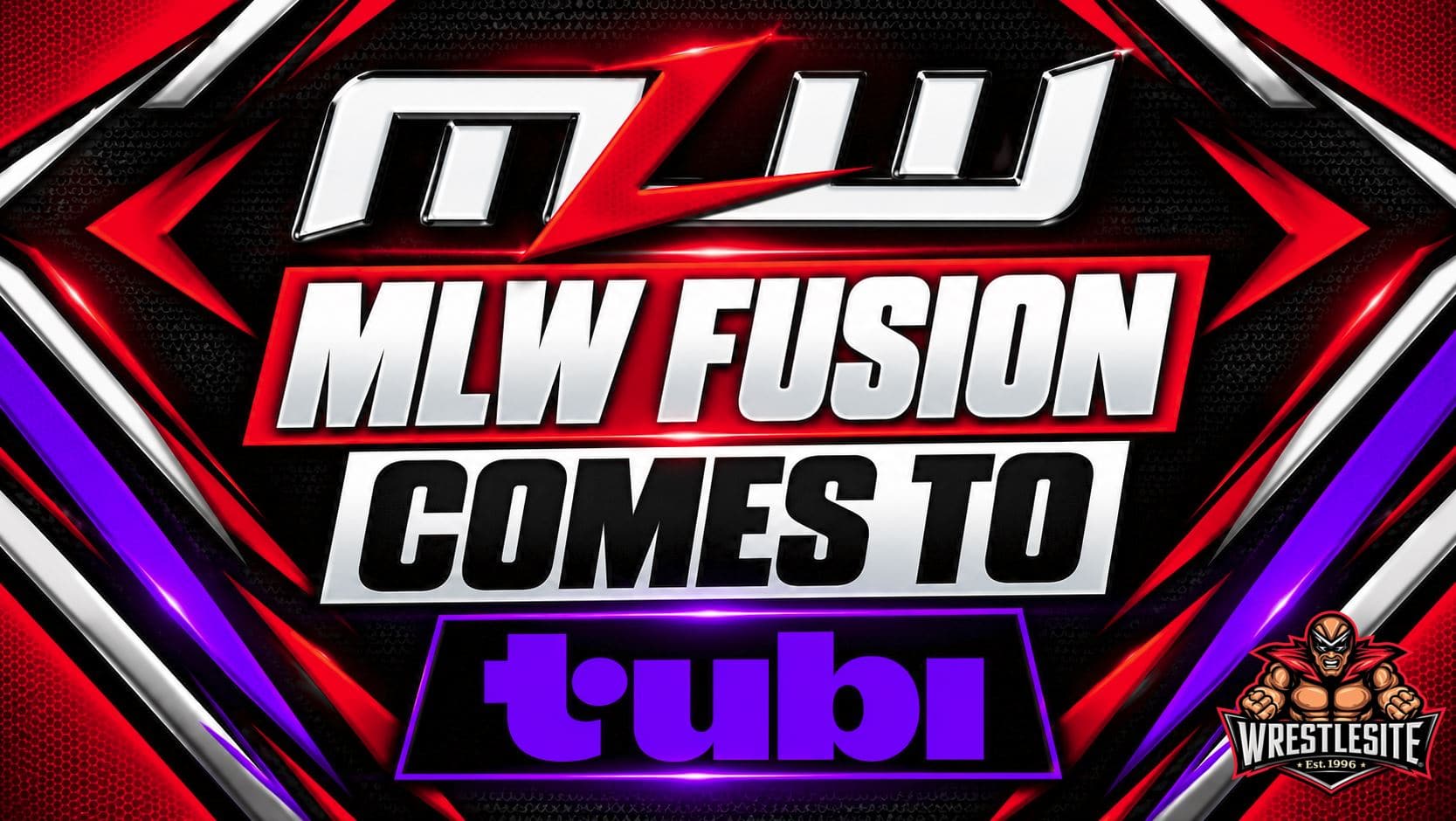 MLW Fusion graphic announcing Tubi streaming deal after a five-year delay with Thursday premiere date