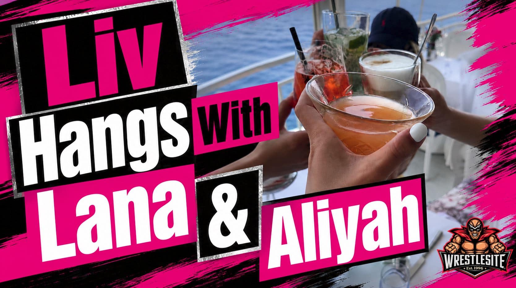 Liv Morgan poses in Italy with Raquel Rodriguez, Lana, and Aliyah after WWE RAW in Turin