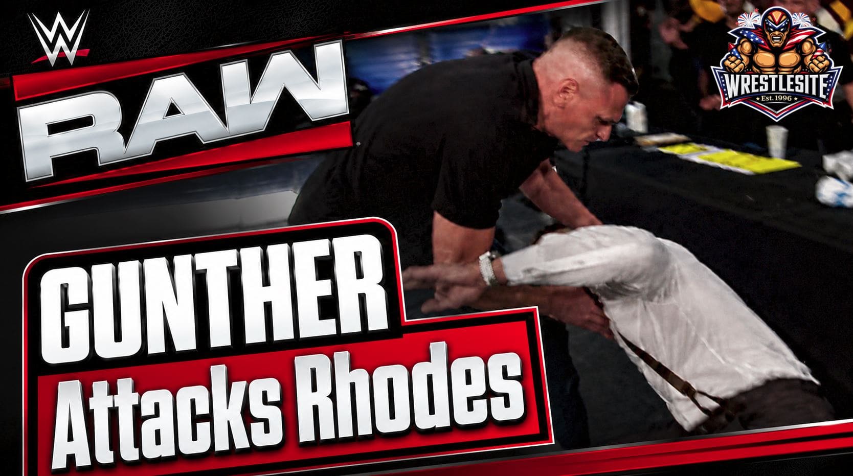 GUNTHER attacks Cody Rhodes on WWE Raw before warning Sami Zayn about the WWE Championship