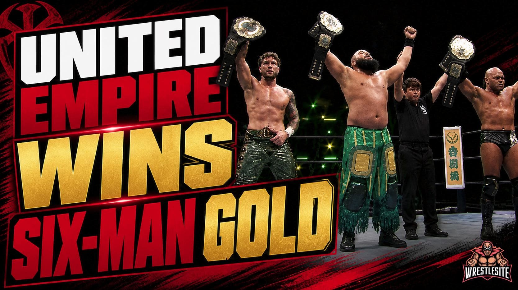 Will Ospreay and United Empire defeat Bishamon to win NEVER Six-Man Tag Titles at NJPW Wrestling Dontaku