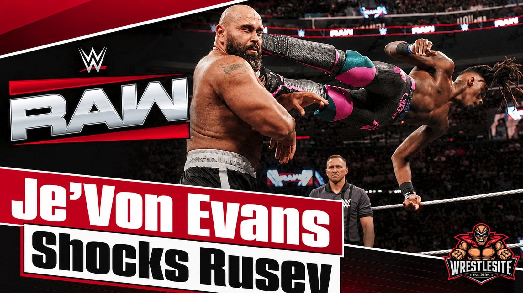 Je’Von Evans, Rusev, WWE Raw, OG Cutter, The Accolade, WWE Highlights, Wrestling News