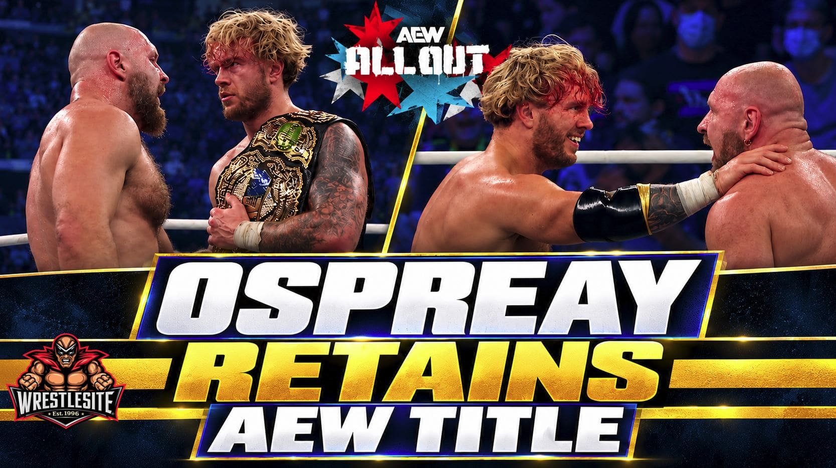 Will Ospreay defeats Jon Moxley after Death Riders interference to retain AEW World Championship at All Out