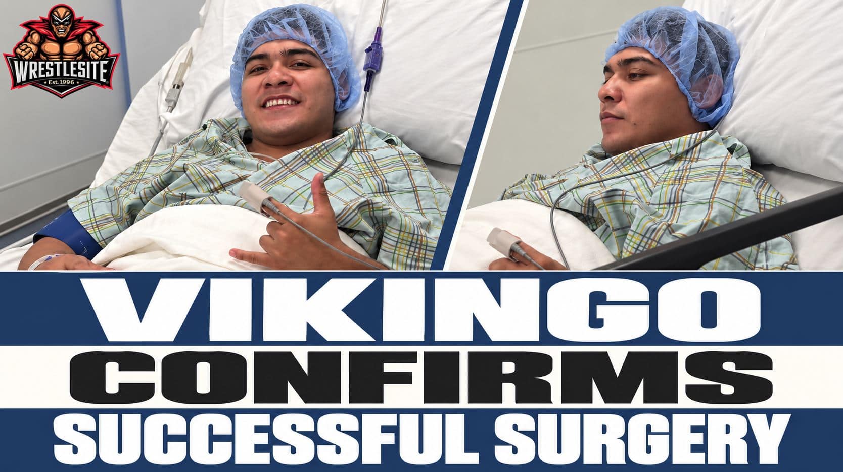AAA star El Hijo del Vikingo shares hospital photos after confirming his successful knee surgery