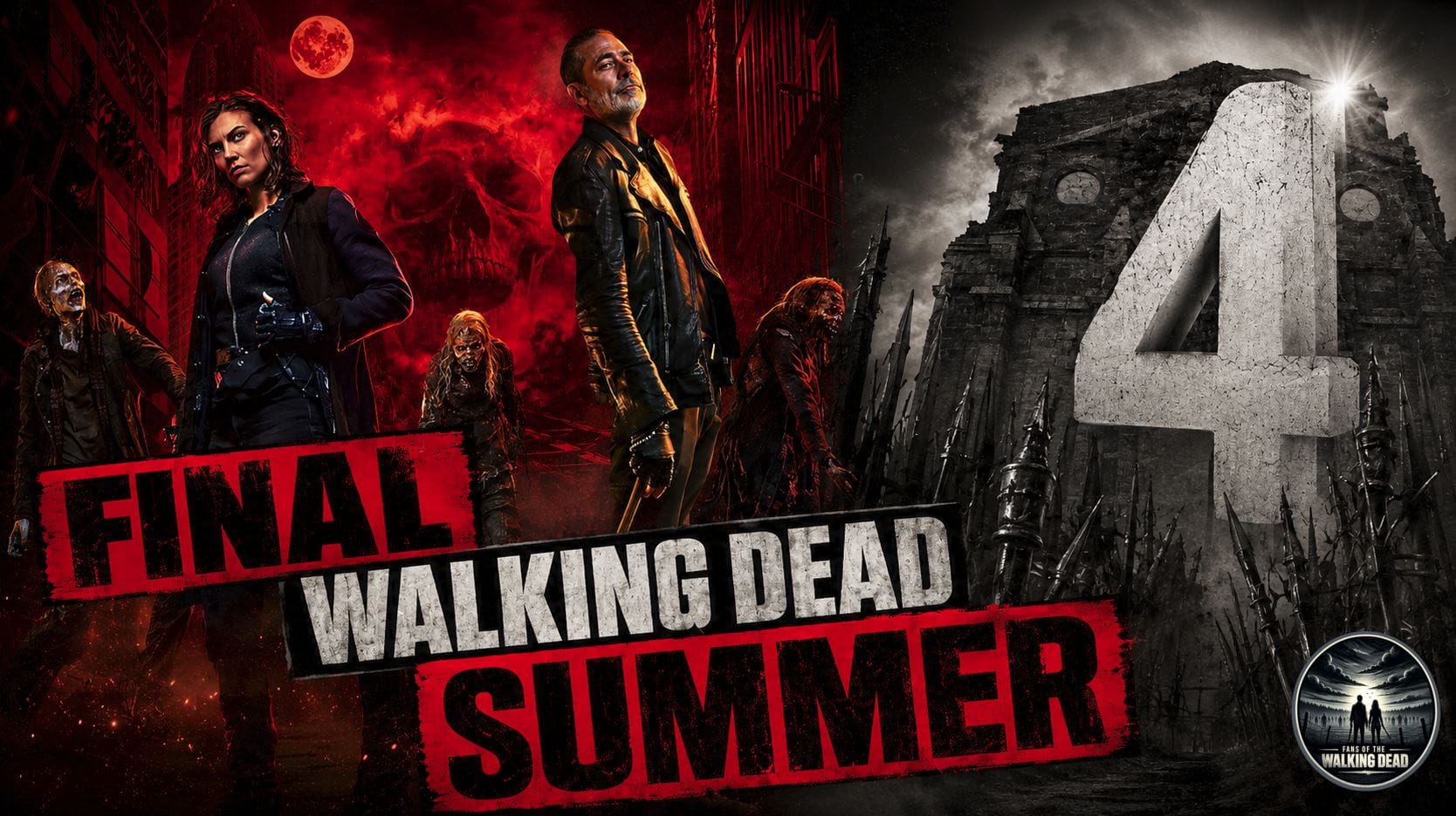 Daryl Dixon and Dead City promotional imagery representing the final era of major Walking Dead spinoff television