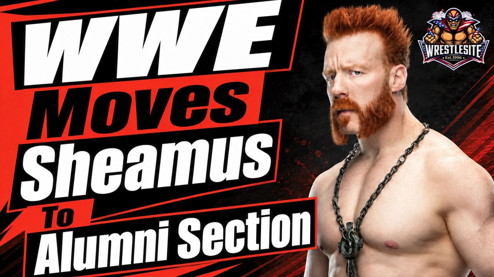 Sheamus appears on WWE programming as his profile moves to Alumni after contract exit reports surface