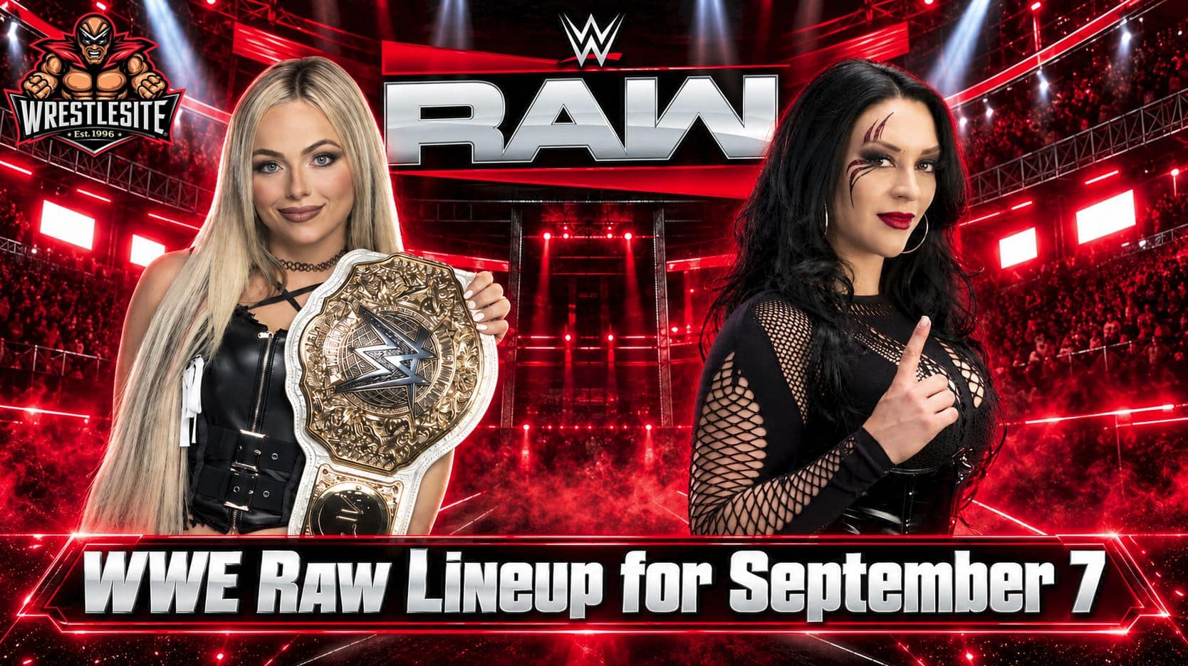 Liv Morgan and Stephanie Vaquer prepare for their Women’s World Championship match on WWE Raw