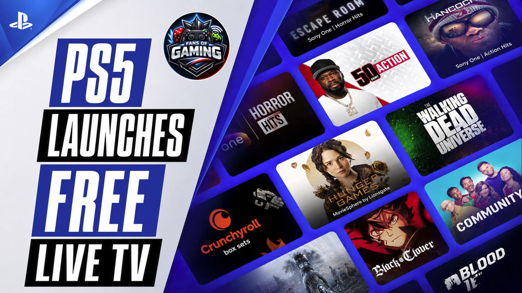 PS5 users watch free live television channels through Sony's new ad-supported Media section streaming service