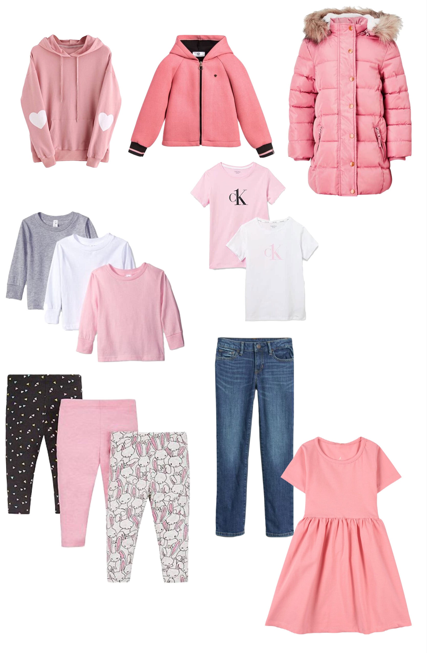 a girls capsule wardrobe