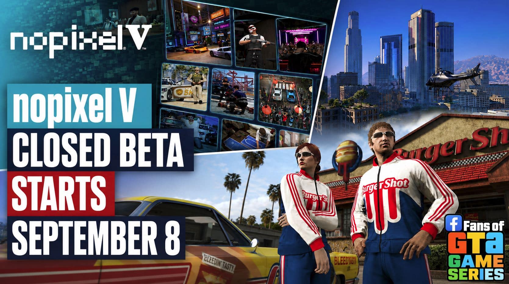 Rockstar announces nopixel V closed beta with expanded GTA roleplay features and Twitch rewards September 8