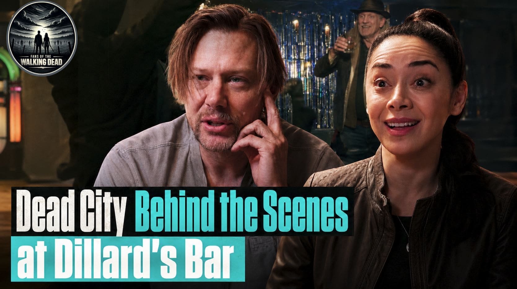 Dead City cast celebrates at Dillard’s bar while filming rare party scene filled with karaoke fun