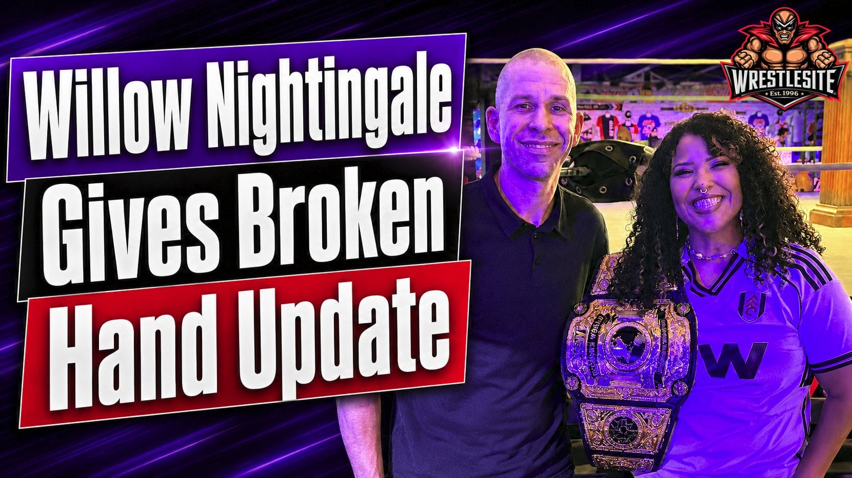 Willow Nightingale discusses broken hand before defending AEW Women’s Championship against Mercedes Moné at Wembley