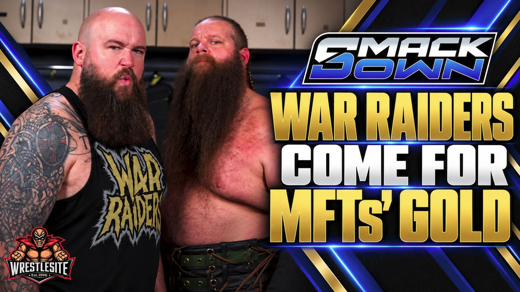The War Raiders call out the MFTs during WWE SmackDown, demanding gold and warning Haku