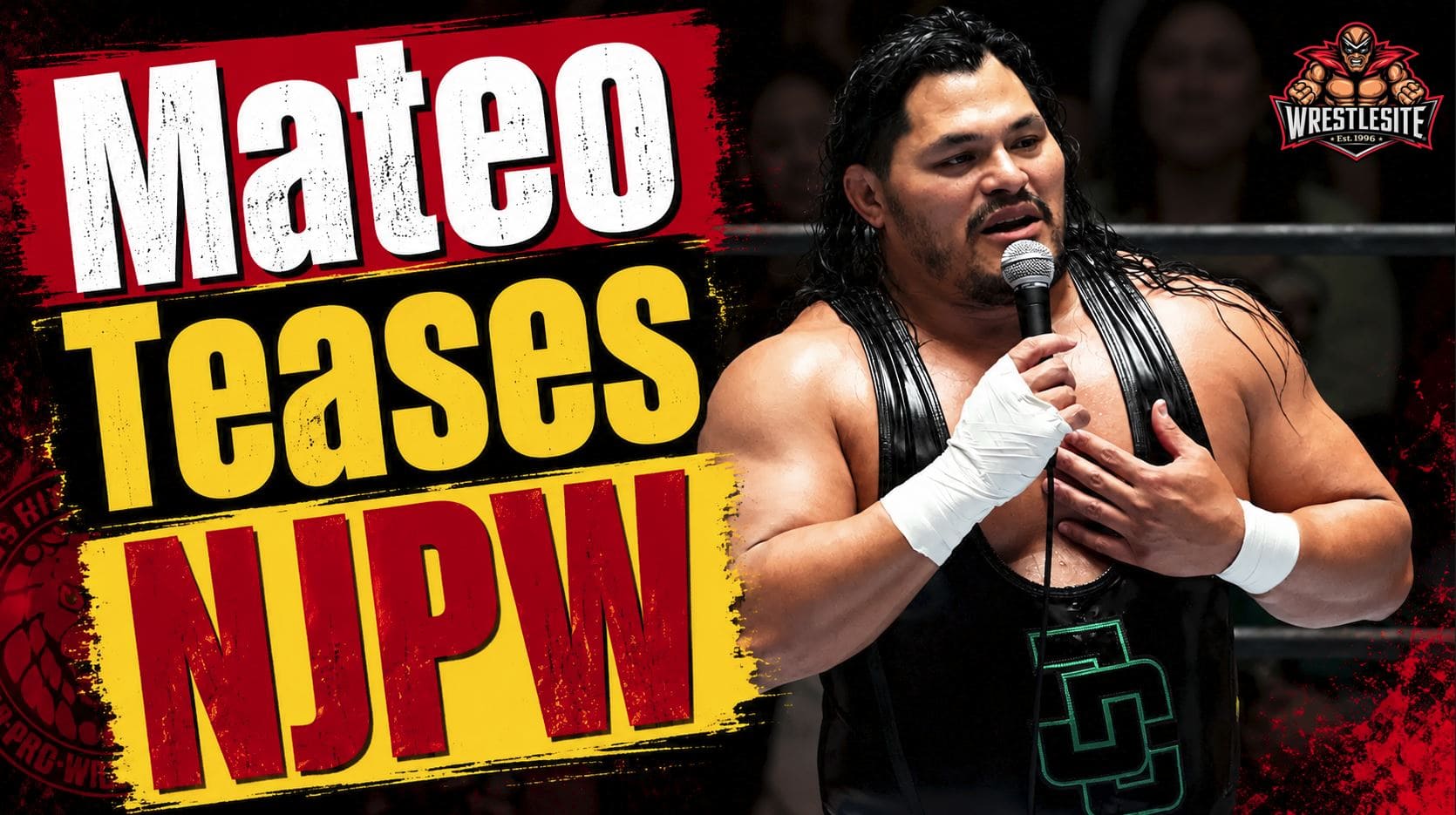 JC Mateo performs a dive during his NJPW run before teasing a possible return after WWE release