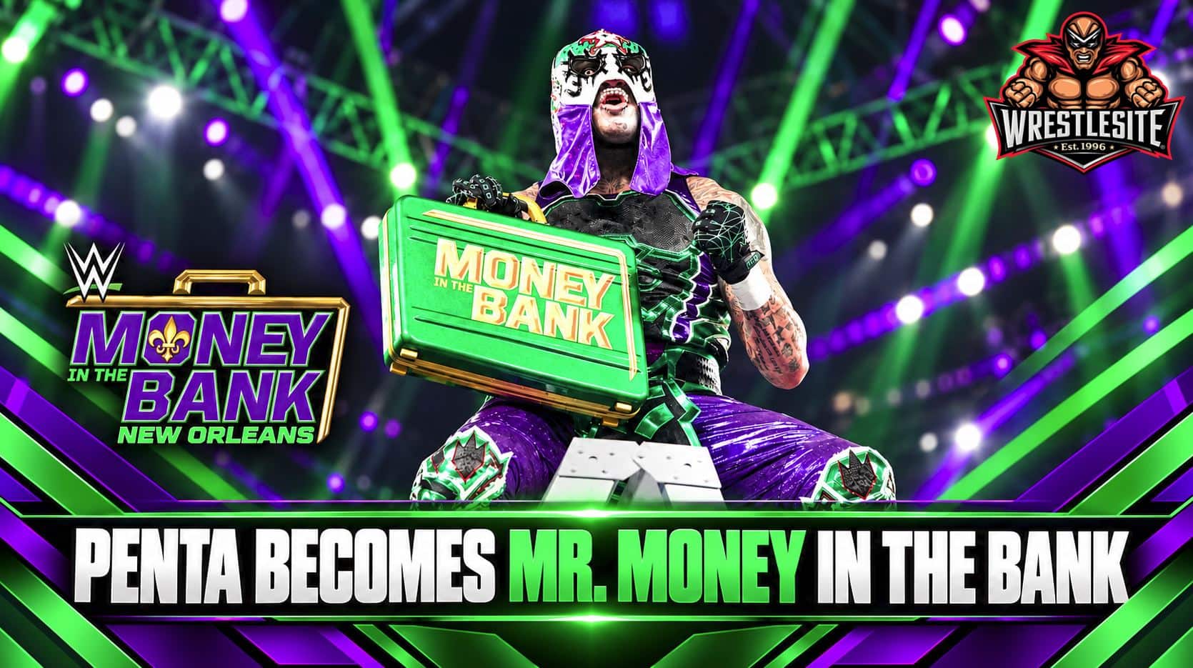 Penta wins WWE Money in the Bank after defeating Bron Breakker and four other competitors