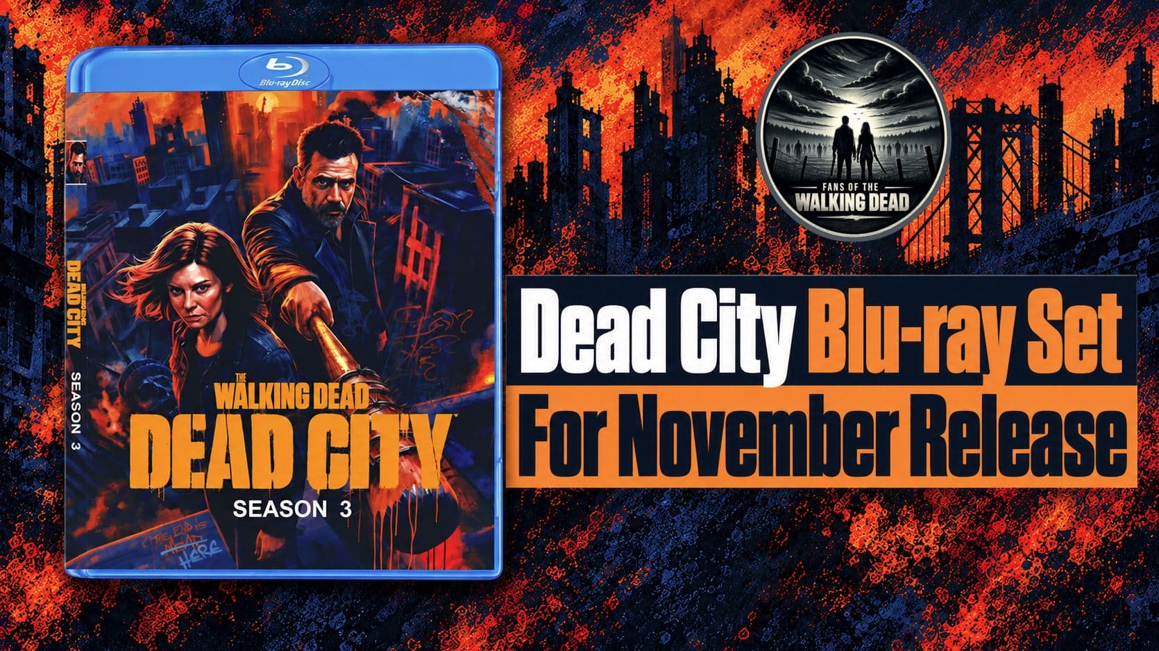 Maggie and Negan stand together during The Walking Dead Dead City Season 3 on AMC