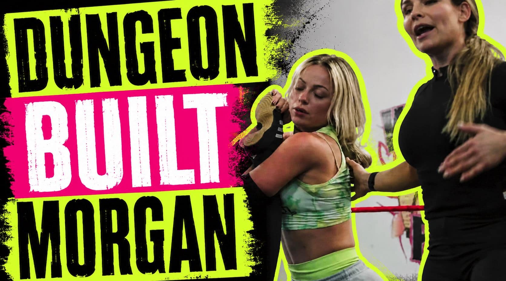 Liv Morgan training inside The Dungeon alongside Natalya and TJ Wilson before her WWE title rise