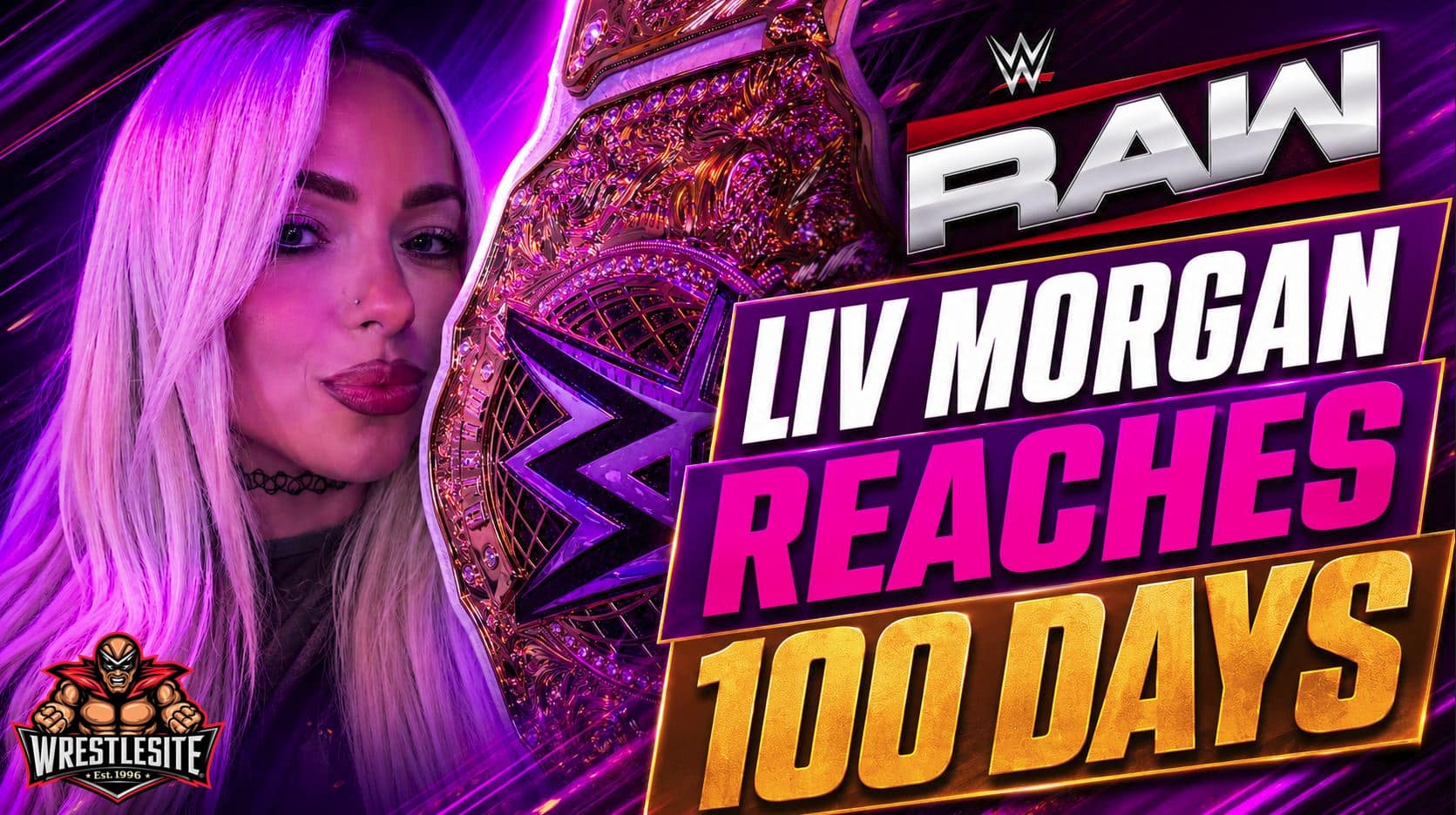 Liv Morgan celebrates reaching 100 days as WWE Women’s World Champion ahead of her SummerSlam defense