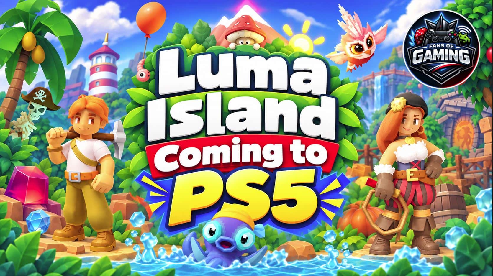 Luma Island gameplay showcases farming, exploration, and cross-platform multiplayer coming soon to PlayStation 5 consoles