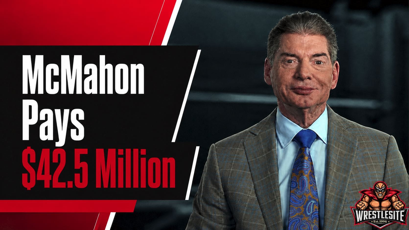 Vince McMahon appears at a WWE event before the company’s merger with UFC under TKO Group Holdings