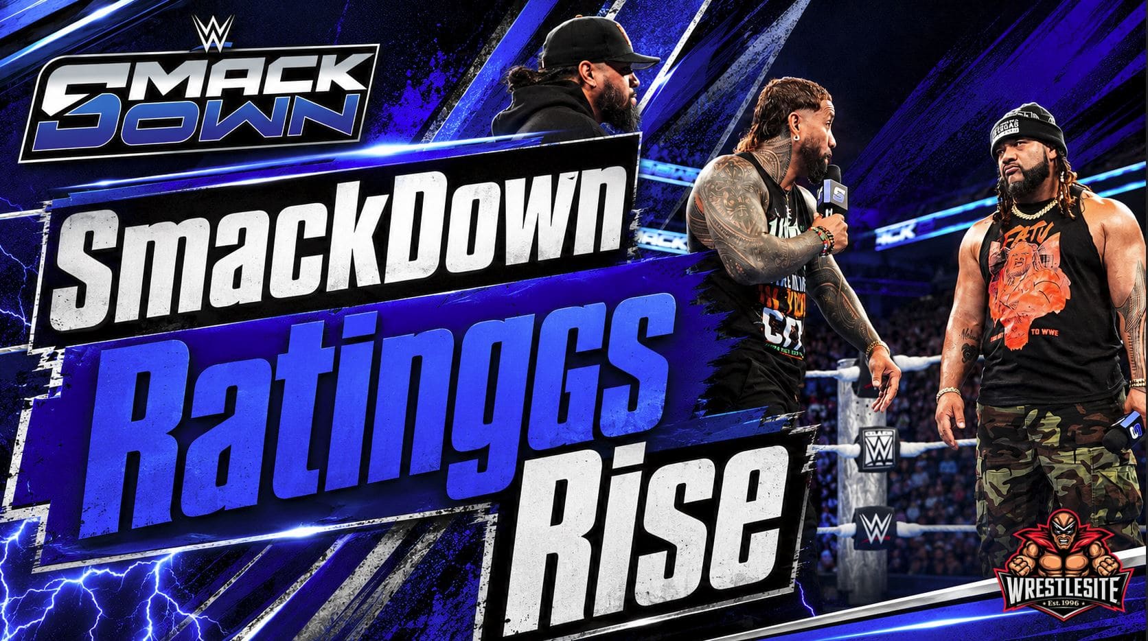 WWE SmackDown ratings report showing May 8 USA Network viewership increase and key demo performance.